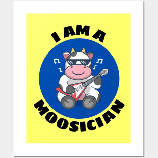 I Am A Moosician | Cow Pun Posters and Art